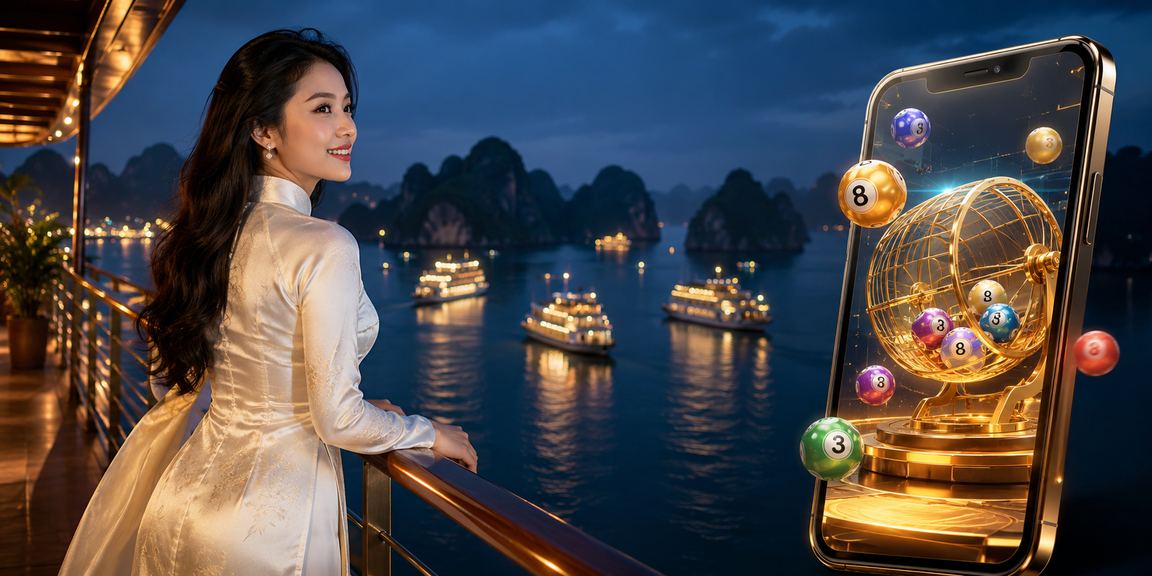 Không gian giải trí trực tuyến sôi động tại Việt Nam với đèn neon và màn hình casino