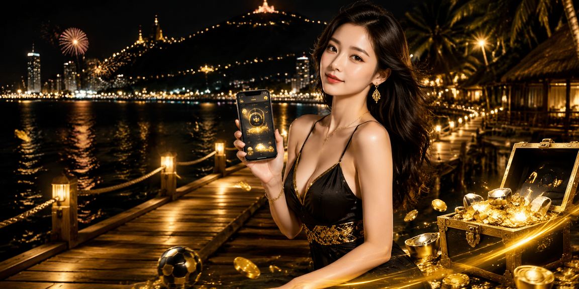 Điện thoại mở ứng dụng 3770 trên nền biển Vũng Tàu